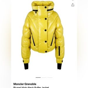 Moncler Grenoble High neck Plumel jacket